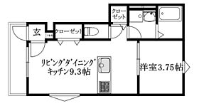 ブルーム西石井 101 号室 ｜ 愛媛県松山市西石井1丁目（賃貸アパート1LDK・1階・31.05㎡） その2