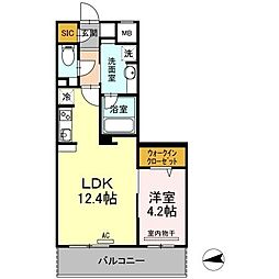間取図画像 1LDK