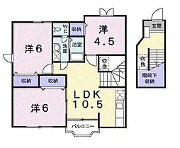 間取図画像 3LDK