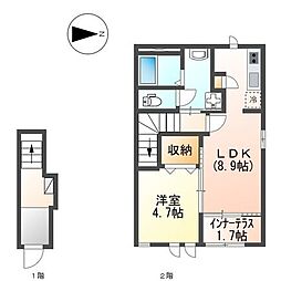間取図画像 1LDK