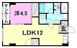 間取図画像 1LDK
