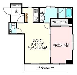 間取図画像 1LDK