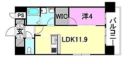 ashiharabuilding 1LDKの間取図画像