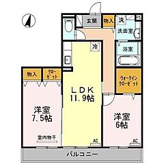 物件の間取り