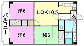 ロイヤルアネックス土居田 206 号室 ｜ 愛媛県松山市土居田町（賃貸マンション3LDK・2階・63.00㎡） その2