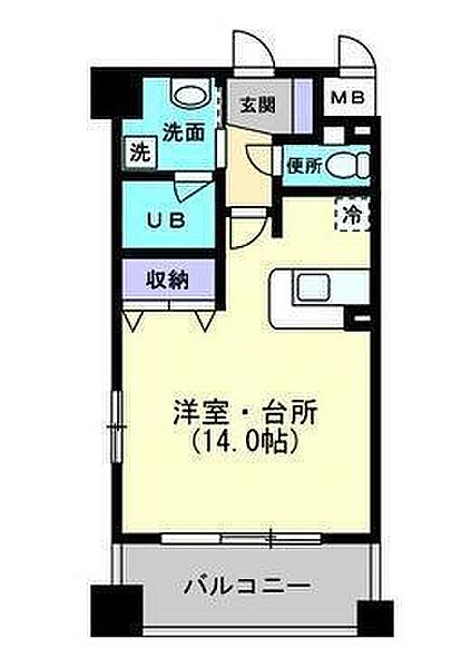 松山ウエスティン 806 号室｜愛媛県松山市二番町1丁目(賃貸マンション1K・8階・35.67㎡)の写真 その2