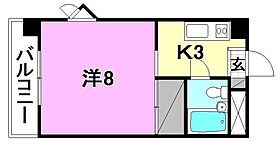 第2パールハイツ 201 号室 ｜ 愛媛県松山市清水町1丁目（賃貸マンション1K・2階・18.70㎡） その2