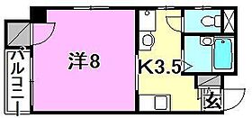 グランドールNICOLE 402 号室 ｜ 愛媛県松山市立花3丁目（賃貸マンション1K・4階・24.85㎡） その2