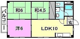 たかおマンション 507 号室 ｜ 愛媛県松山市古川西1丁目（賃貸マンション3LDK・5階・52.97㎡） その2