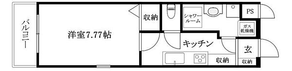 αプレミアム松末 101 号室｜愛媛県松山市松末2丁目(賃貸マンション1K・1階・26.50㎡)の写真 その2