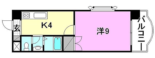 ロイヤルアネックス宮西 101 号室｜愛媛県松山市宮西1丁目(賃貸マンション1K・1階・32.47㎡)の写真 その2