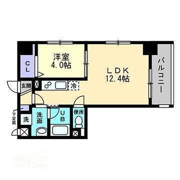 アーバン道後今市 1001 号室｜愛媛県松山市道後今市(賃貸マンション1LDK・10階・37.63㎡)の写真 その2