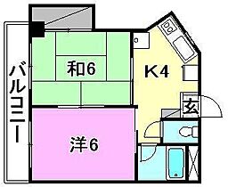 CLEMワタナベ 302 号室 ｜ 愛媛県松山市南江戸6丁目（賃貸マンション2K・3階・33.19㎡） その2