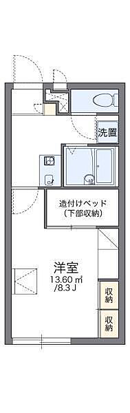 レオパレスエスポワール 107 号室｜愛媛県松山市空港通6丁目(賃貸アパート1K・1階・22.70㎡)の写真 その2