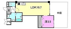 Mayfair南市駅Premium 106 号室 ｜ 愛媛県松山市室町1丁目（賃貸マンション1LDK・1階・34.20㎡） その2