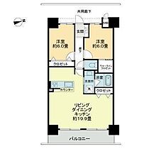 アルファライフ市駅南 302 号室 ｜ 愛媛県松山市真砂町（賃貸マンション2LDK・3階・68.84㎡） その2