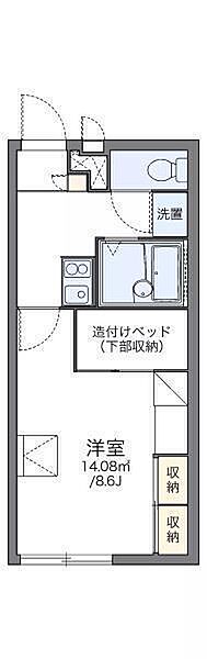 レオパレス古川 204 号室｜愛媛県松山市古川南2丁目(賃貸アパート1K・2階・23.18㎡)の写真 その2