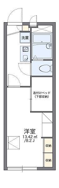 レオパレスさくら 202 号室｜愛媛県松山市北斎院町(賃貸アパート1K・2階・22.35㎡)の写真 その2