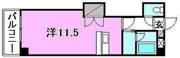 メゾン・ドゥ・グランビュー 704 号室｜愛媛県松山市福音寺町(賃貸マンション1R・7階・30.24㎡)の写真 その2