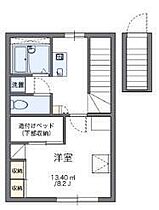 レオパレスＬＡ　ＶＩＴＡ山越 204 号室 ｜ 愛媛県松山市山越1丁目（賃貸アパート1K・2階・26.08㎡） その2