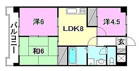 第一にきたつハイツ 142 号室 ｜ 愛媛県松山市道後樋又（賃貸マンション3LDK・4階・60.10㎡） その2