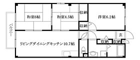 フォブールくぼた 202 号室 ｜ 愛媛県松山市久保田町（賃貸アパート3LDK・2階・59.62㎡） その2