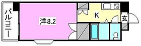 ジョイフル第2朝生田 301 号室 ｜ 愛媛県松山市朝生田町7丁目（賃貸マンション1K・3階・24.94㎡） その2