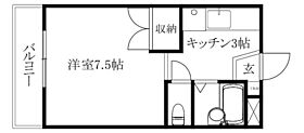 ラウンドストーン枝松 203 号室 ｜ 愛媛県松山市枝松1丁目（賃貸マンション1K・2階・24.84㎡） その2