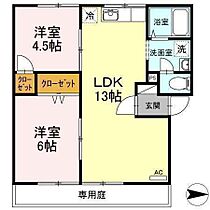 コーポハピネス C101 号室 ｜ 愛媛県松山市鷹子町（賃貸アパート2LDK・1階・49.31㎡） その2