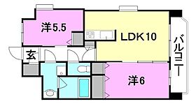 パグロ東署前 402 号室 ｜ 愛媛県松山市勝山町2丁目（賃貸マンション2LDK・4階・50.48㎡） その2