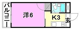 レ・セーナ中一万 305 号室 ｜ 愛媛県松山市中一万町（賃貸マンション1K・3階・18.09㎡） その2