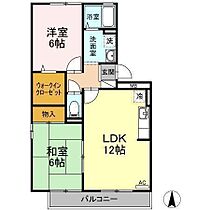 サンシャインハイツ　Ａ棟（南江戸） A205 号室 ｜ 愛媛県松山市南江戸2丁目（賃貸アパート2LDK・2階・56.30㎡） その2