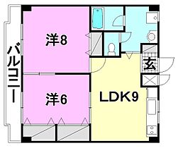 Ｍ・シャトー 303 号室 ｜ 愛媛県松山市生石町（賃貸マンション2LDK・3階・51.48㎡） その2