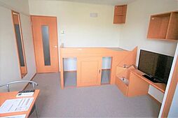 レオパレス古川3 205 号室 2階1Kのリビング/ダイニング