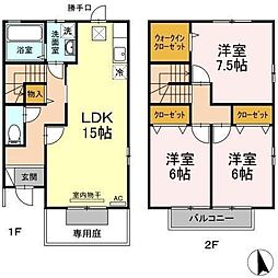 ツイン代官山 3LDKの間取図画像