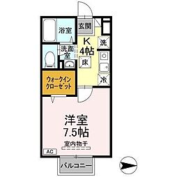 間取図画像 1K