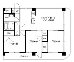 間取図画像 3LDK