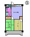 サニーフラット久米4階4.9万円