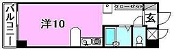 グレース.K ワンルームの間取図画像