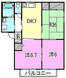 レプラコーン和泉A 3DKの間取図画像