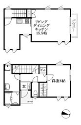Bellelemon 1LDKの間取図画像