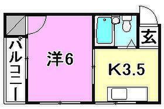 石鎚ハイツ 403 号室｜愛媛県松山市本町5丁目(賃貸マンション1K・4階・22.00㎡)の写真 その1