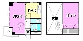 コヴァ朝生田 402 号室 ｜ 愛媛県松山市朝生田町1丁目（賃貸アパート2K・4階・44.95㎡） その2