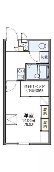 レオパレスいずみ 205 号室｜愛媛県松山市和泉南3丁目(賃貸アパート1K・2階・23.18㎡)の写真 その2