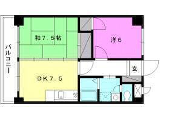 グレース88 212 号室｜愛媛県松山市来住町(賃貸マンション2DK・2階・51.30㎡)の写真 その2