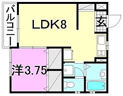 間取図画像 1LDK