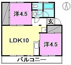 ブリューメ・ハイム壱番館 302 号室 ｜ 愛媛県松山市中西外（賃貸マンション2LDK・3階・47.00㎡） その2