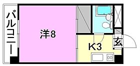 第2パールハイツ 303 号室 ｜ 愛媛県松山市清水町1丁目（賃貸マンション1K・3階・18.70㎡） その2