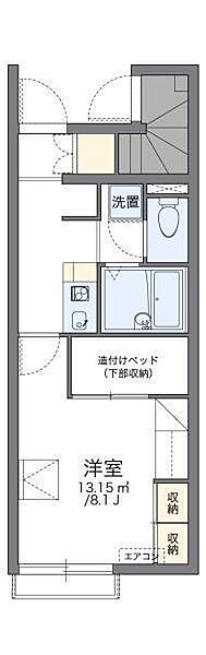 レオパレスＦ56 107 号室｜愛媛県松山市土居田町(賃貸アパート1K・1階・23.61㎡)の写真 その2