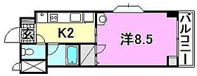 メゾン・ド・リオス 601 号室 ｜ 愛媛県松山市高砂町4丁目（賃貸マンション1K・6階・27.60㎡） その2